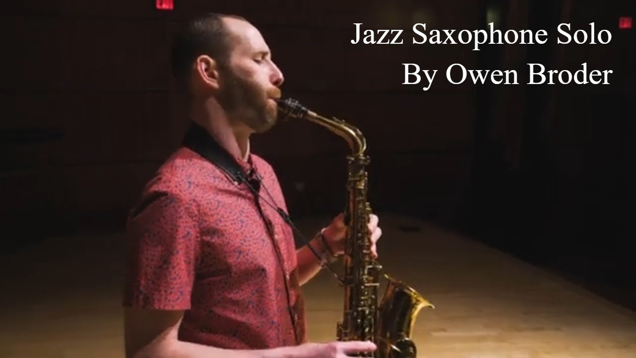 Saxophone alumnus Owen Broder performs "Spring Can Really Hang You Up the Most"