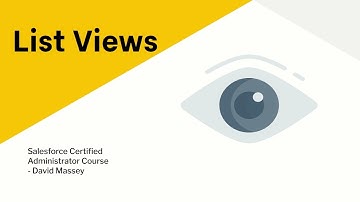 Salesforce Certified Administrator Exam - List Views