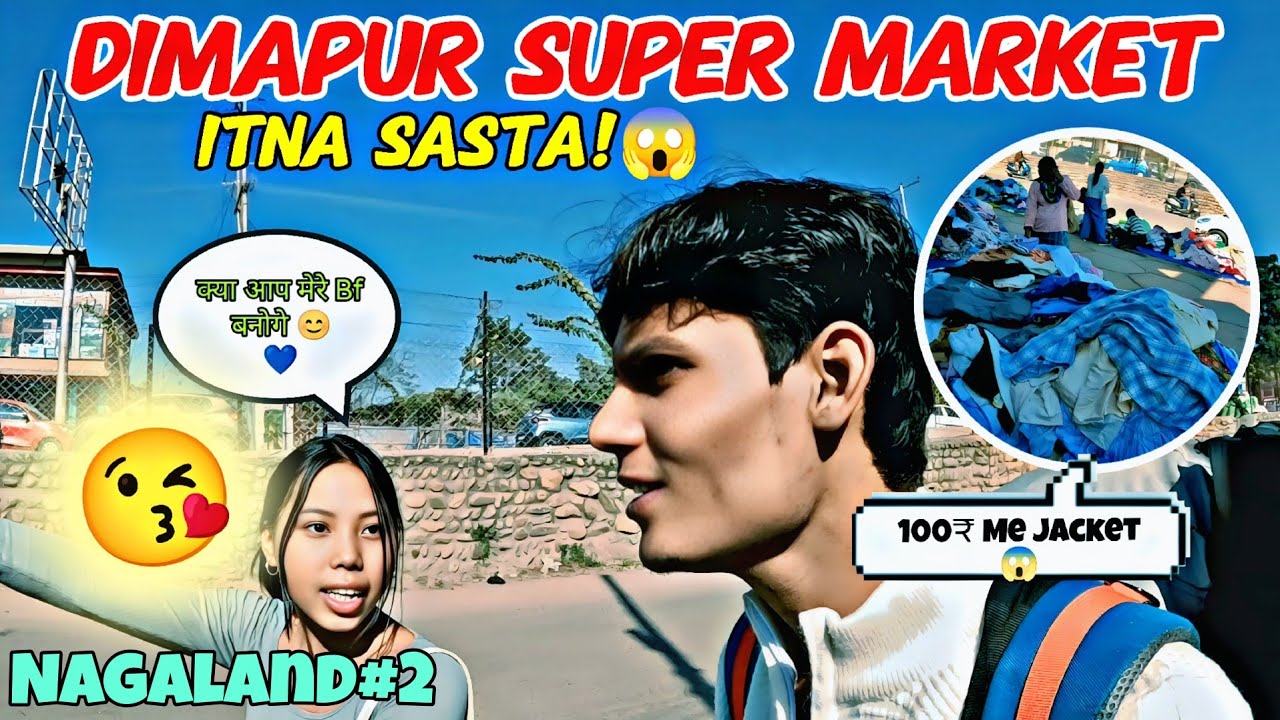 Dimapur Super Market 😱 100₹ Me Jacket | Nagaland Old Clothes Market