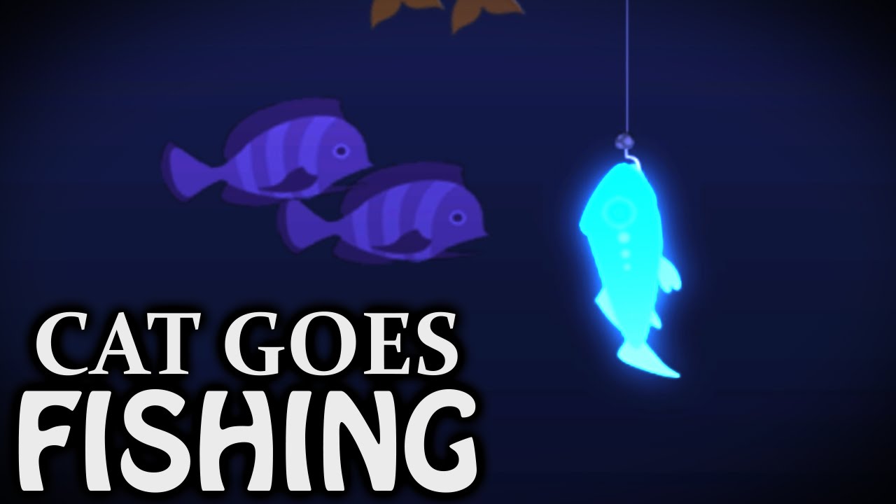 GLOWY FISHY Cat Goes Fishing YouTube