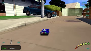 Re-Volt Custom Track Pixel Toys in the Hood by rodik, 8 Lap Race