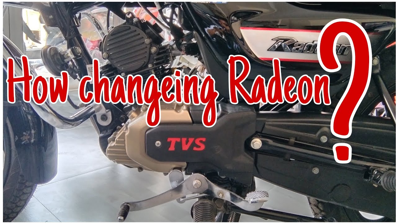 New Tvs Radeon gear liver changeing - YouTube