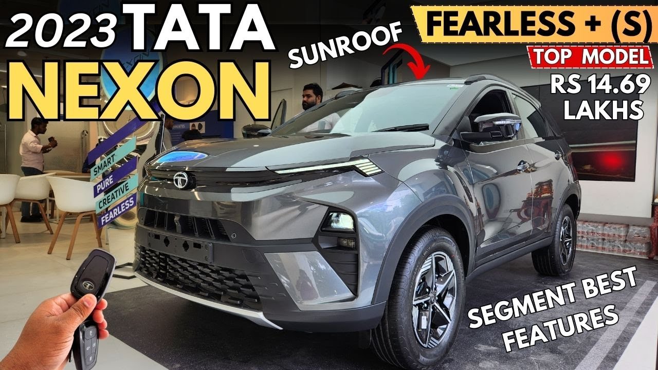 2023 Tata Nexon Facelift FEARLESS S PLUS Sunroof👌 Variant Review Tata