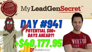 POTENTIAL $80+ DAYS AHEAD?!...My Lead Gen Secret Case Study Results 2024 (Day #941)