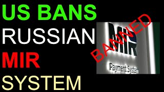 War for New Multipolar World, De-DOLLARIZATION and Reserve Currency. US bans Russian MIR Payments.