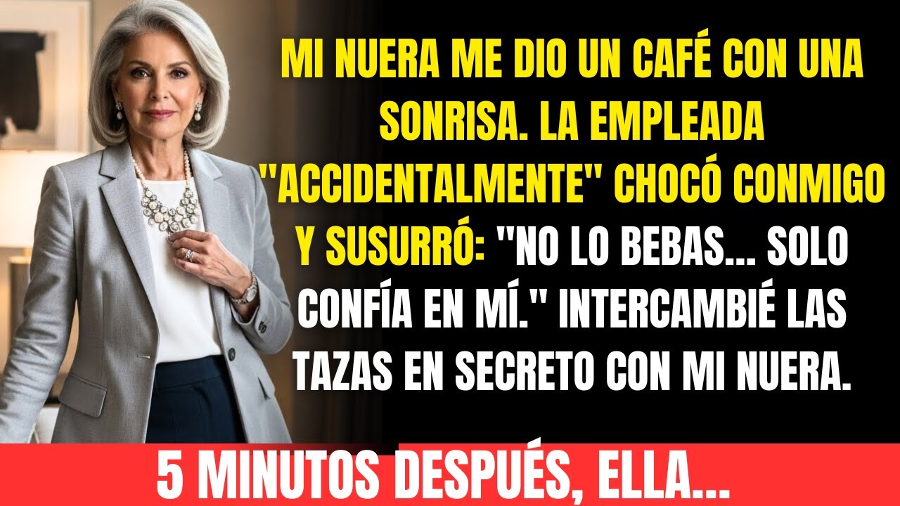 Mi nuera quiso acabar conmigo dándome un café.La empleada susurró:“No lo bebas”.Entonces lo que hice