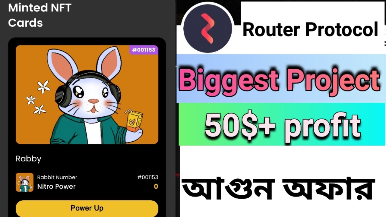 Router Nitro Protocol | Reward NFT | Gate.io & Kucoin Support | Router Protocol