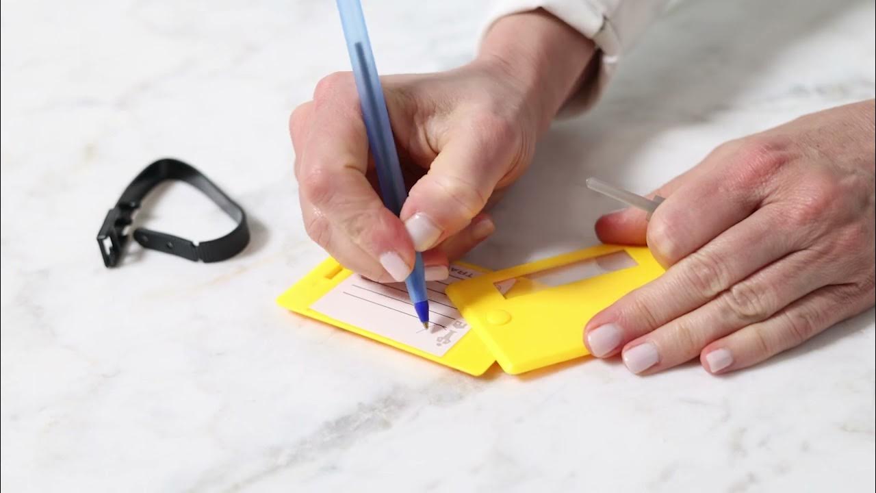 Set of 2 Luggage Tags YouTube