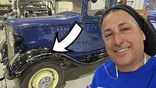 Collision & Paint Repair On A 1935 Chevy Truck