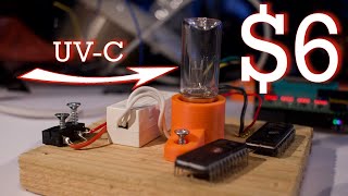 DIY "Breadboard" UV-C EPROM Eraser for under 10$