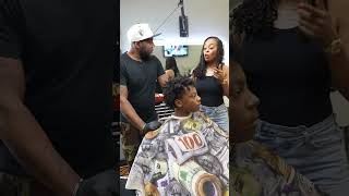 ANNOYING MOM AT THE BARBERSHOP | FUNNY BARBER VIDEO #barber #mom #funny @DaphniqueSprings ​⁠