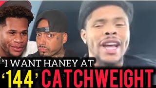 Shakur Stevenson CALLS OUT Devin Haney at 144 Catchweight 👀 “Floyd &amp; Canelo Did It Too!”