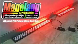 Strobo PJR Patwal 4Channel 60cm (Red-Red)