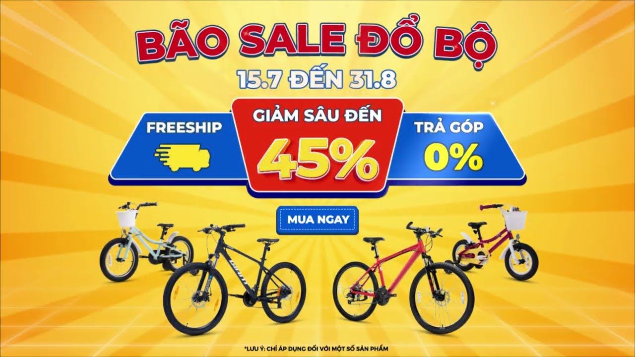 BÃO SALE NAY ĐÃ CẬP BẾN TẠI XEDAP.VN RỒI ĐÂY CẢ NHÀ... - youtube