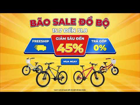 Video BÃO SALE NAY ĐÃ CẬP BẾN TẠI XEDAP.VN RỒI ĐÂY CẢ NHÀ... - youtube