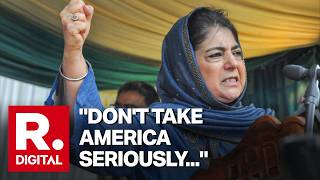Don't Take US Seriously - Mehbooba Mufti's Shocking Response To Sergio Gor's Kashmir Remark