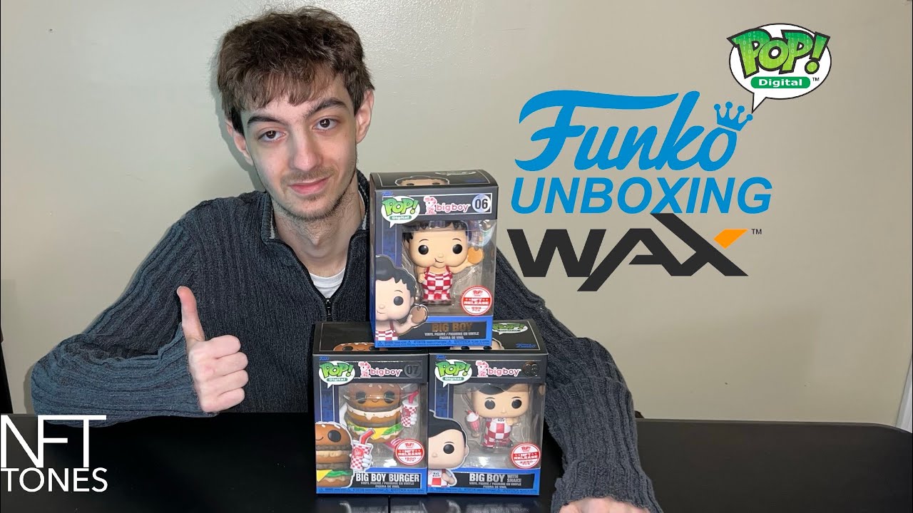 Funko Pop Digital Redeemable Big Boy Pops Unboxing WAX NFTs