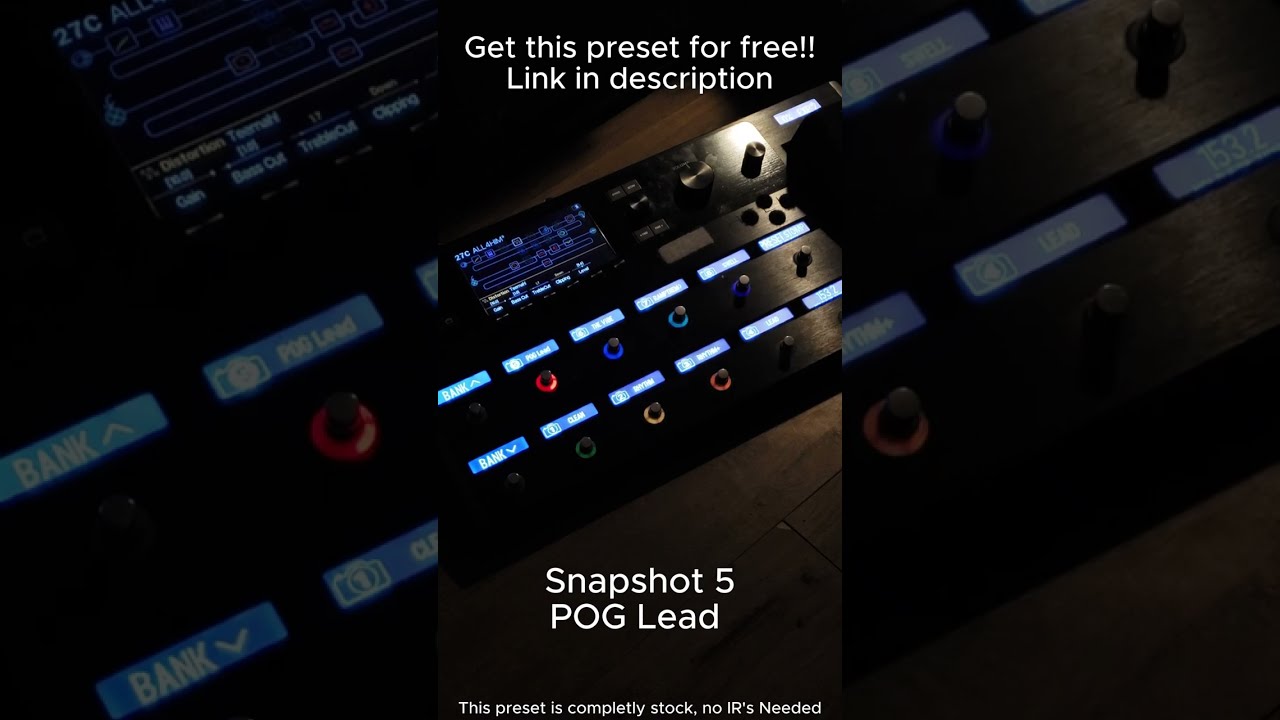 Free Helix Preset for Worship// Stock Cabs, No impulse Responses// 