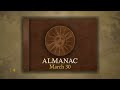 Almanac: March 30