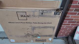 Mainstays Albany Lane 6-Piece Outdoor Patio Dining Set  #review #diy