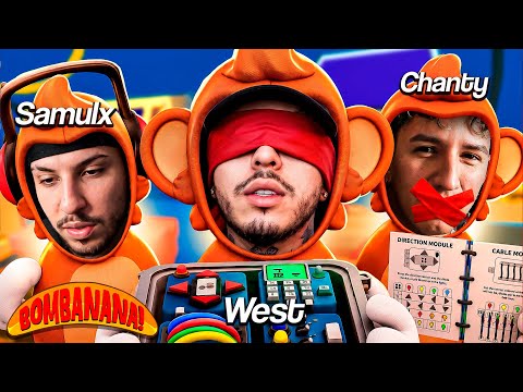 THIS GAME ALMOST ENDED OUR FRIENDSHIP 😂 - BOMBANANA WITH CHANTY AND SAMULX | WESTCOL