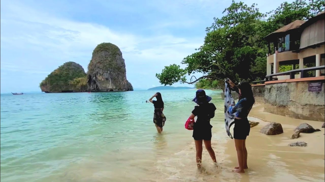 Searching for the BAT CAVE on Railay Beach 🇹🇭 Krabi, Songkran 2021