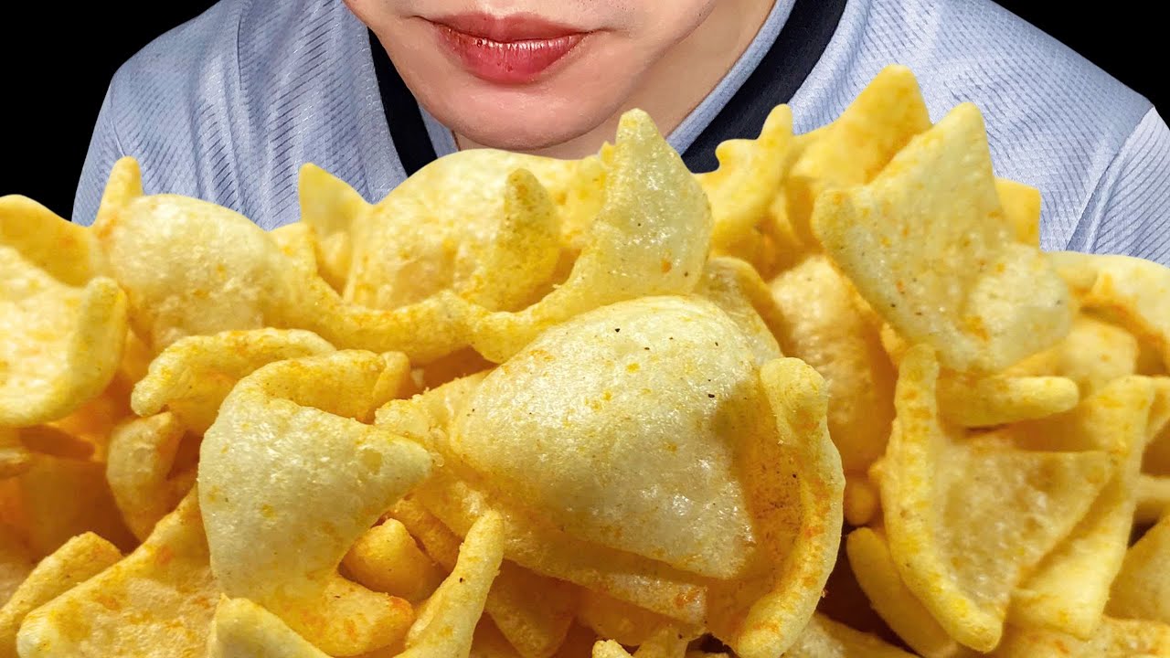 ASMR Eating Beef Flavored Snack 🥩 | Crunchy & Savory Eating Sounds (No