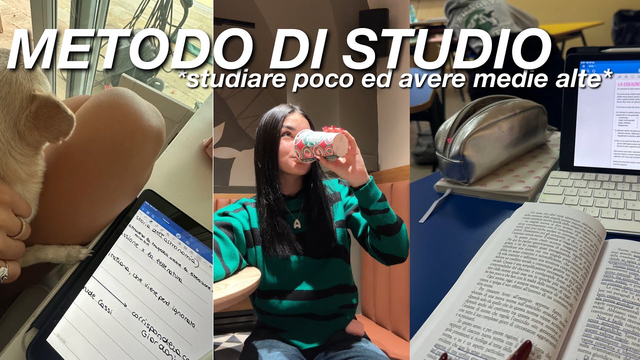 IL MIO METODO DI STUDIO + COME MI ORGANIZZO PER LA MATURITÀ ✨🩷 (vlogmas 5)