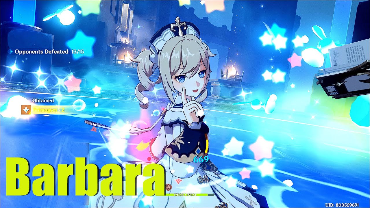 Genshin Impact | Barbara LV 80 - YouTube