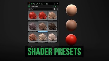 Shader Presets - Zoo Tools Pro - Maya
