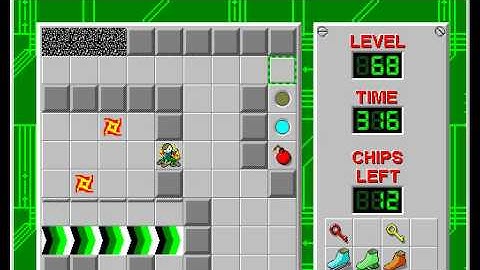 CCLP2 level 68 solution - 276 seconds