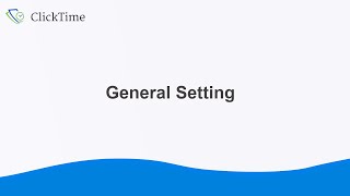 General Setting
