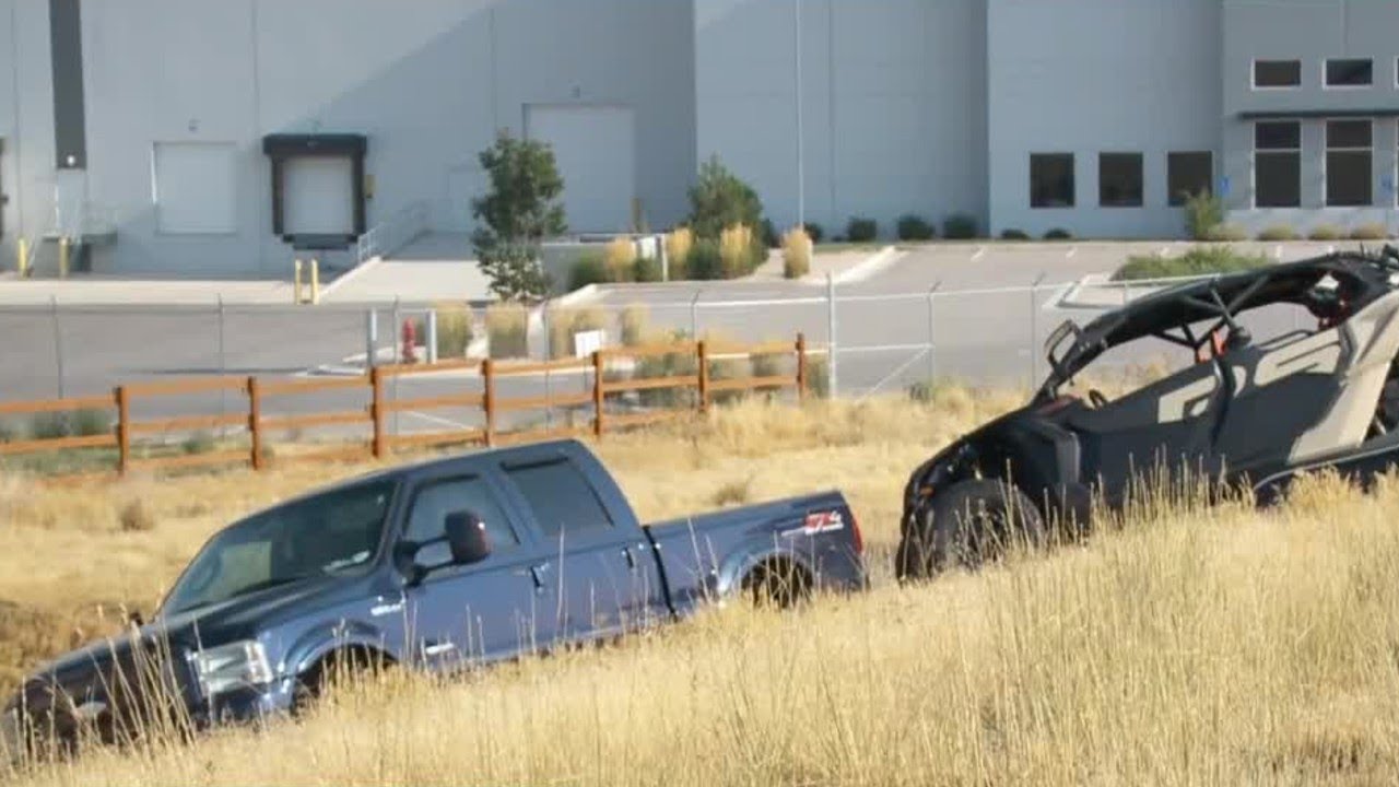 Two arrested after chase involving stolen truck - YouTube