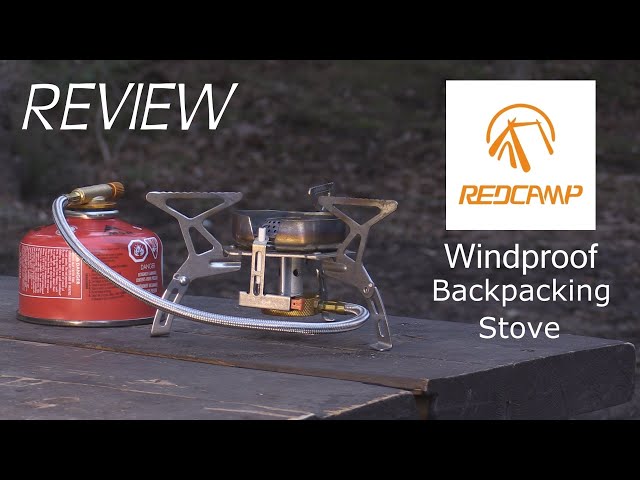 REDCAMP Windproof Backpacking Stove Review - YouTube