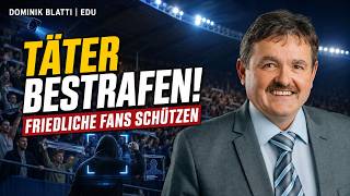 EDU-Grossrat Dominik Blatti unterstützt Einzeltäterverfolgung statt Kollektivstrafen bei Fangewalt