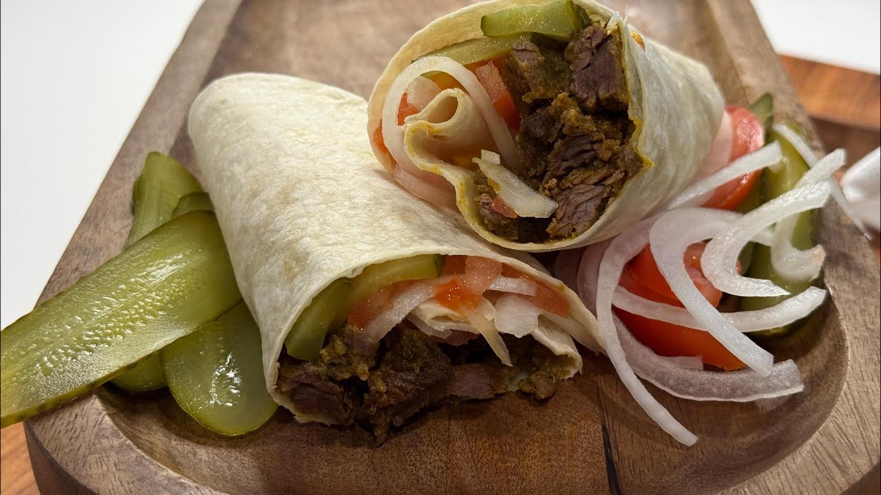 Easy Turkish-Style Beef Wrap (Dürüm) | Better Than Takeout!