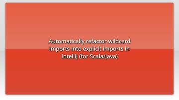 Automatically refactor wildcard imports into explicit imports in IntelliJ (for Scala/Java)