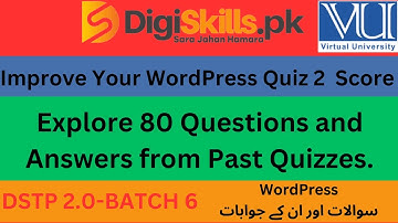 WordPress quiz 2 | Digiskills