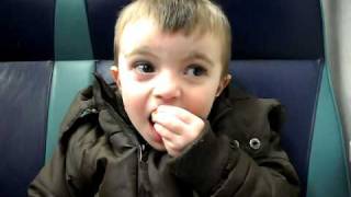 Max first train ride. Sesame Street 2 6 10