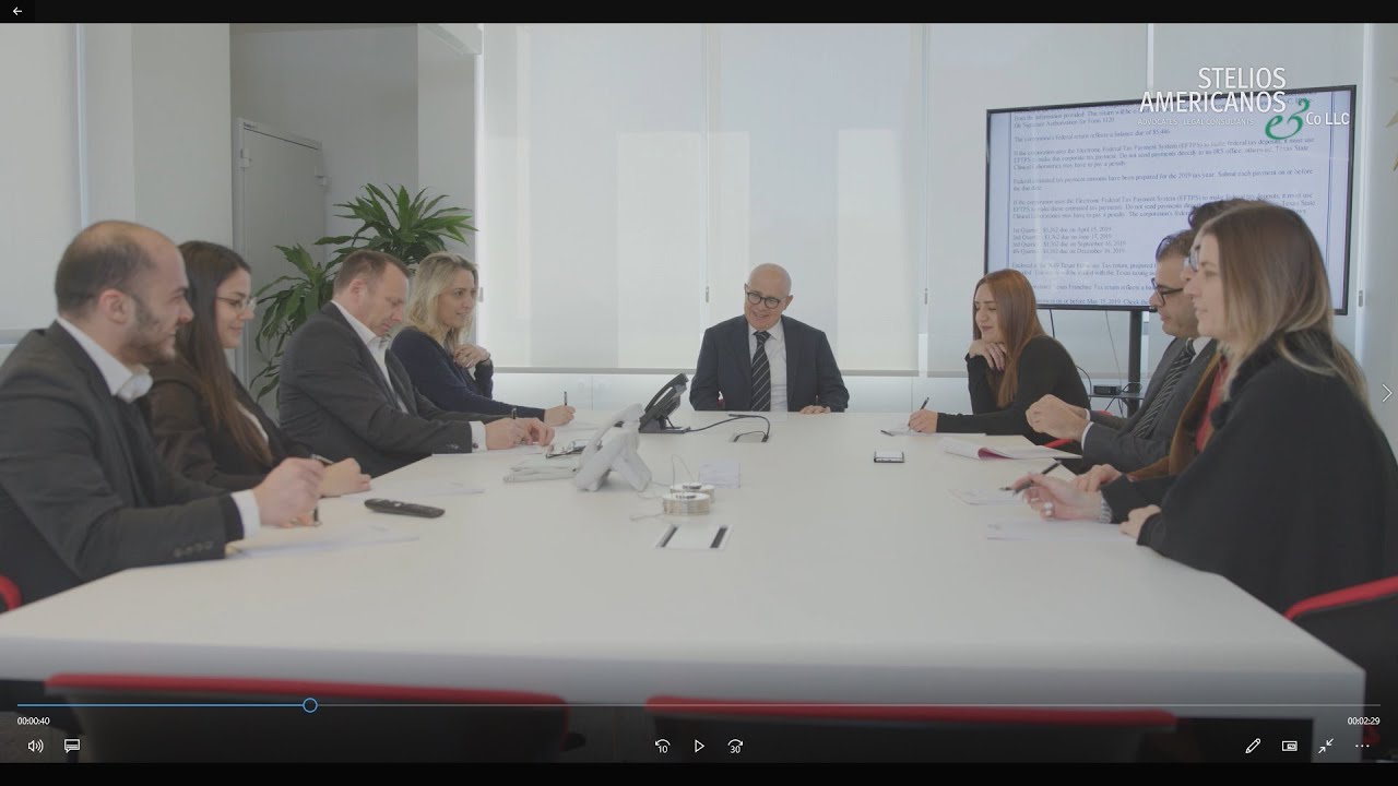 Stelios Americanos & Co LLC organize a Legal & Tax Advisory conference in Tel Aviv, Israel Feb. 2020