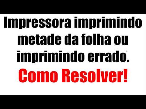 Vídeo: A Impressora Imprime Fracamente: Por Que A Impressora Imprime Mal Com Um Cartucho Novo Cheio E O Que Pode Ser Feito? Como Faço Para Corrigir Impressões Fracas?