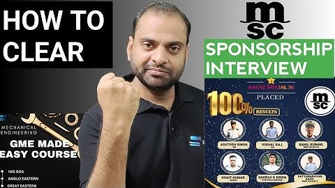 How to clear MSC Sponsorship Interview | Complete Interview Guide