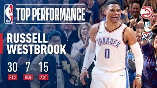 Russell Westbrook Hits Game-Winning 3, Scores 30 Pts | December 22, 2017