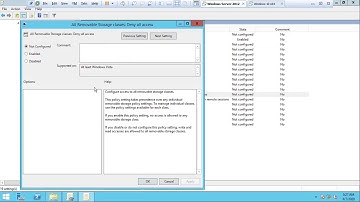 Configure the Logon Banner, Drive mapping and restrict USB drive using GPO Domain Joined Computers