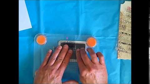 Fiskars Stamp Press Demonstration
