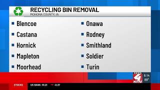 Details Monona County pulling community recycling bins News