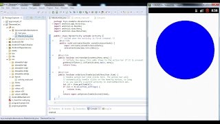 Android Tutorial How to Make a Canvas Circle Drawing (app and source code)