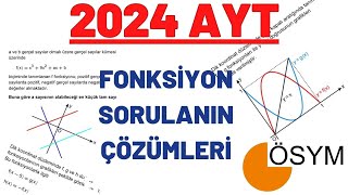 2024 Ayt Sinavi Fonsi̇yonlar Konusu Çikmiş Sorular Çözümleri̇