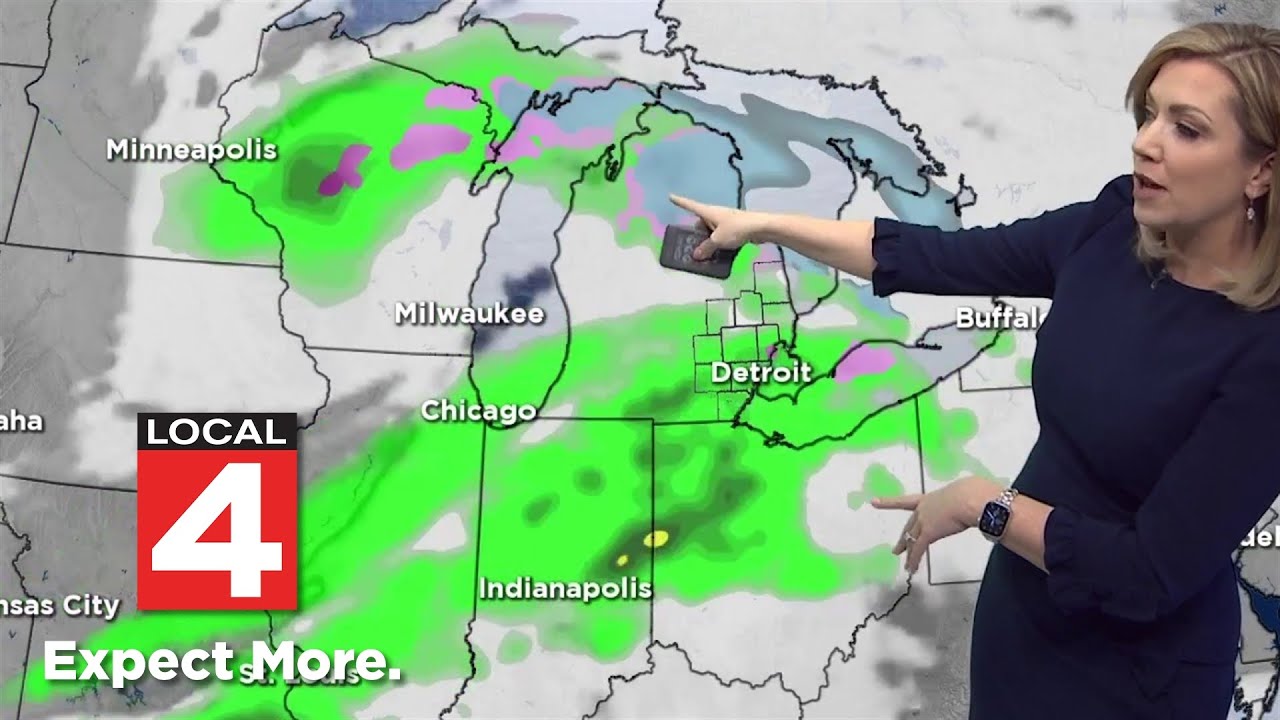 Breezy and milder for Metro Detroit to start the week; rain returns ...