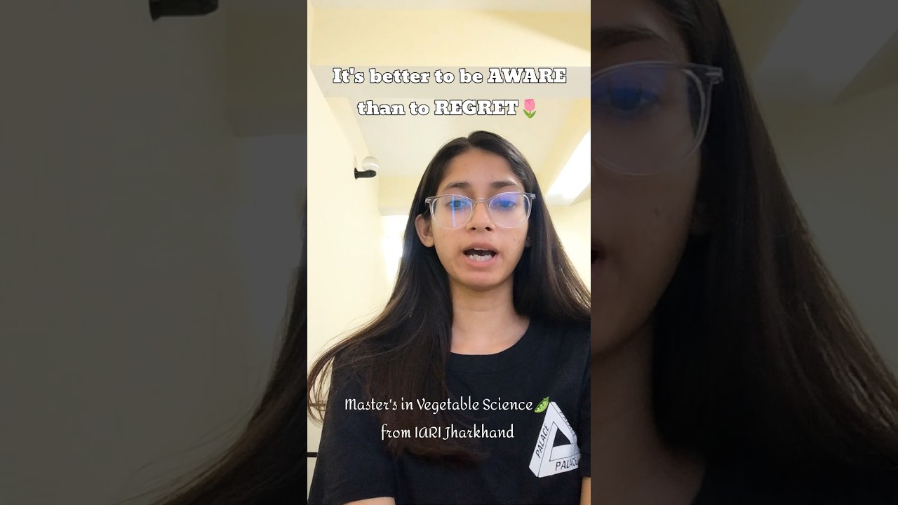 ICAR students: this video can save your 1 year...